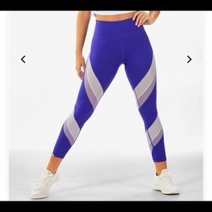 Fabletics High Waisted Mesh Powerhold 7/8